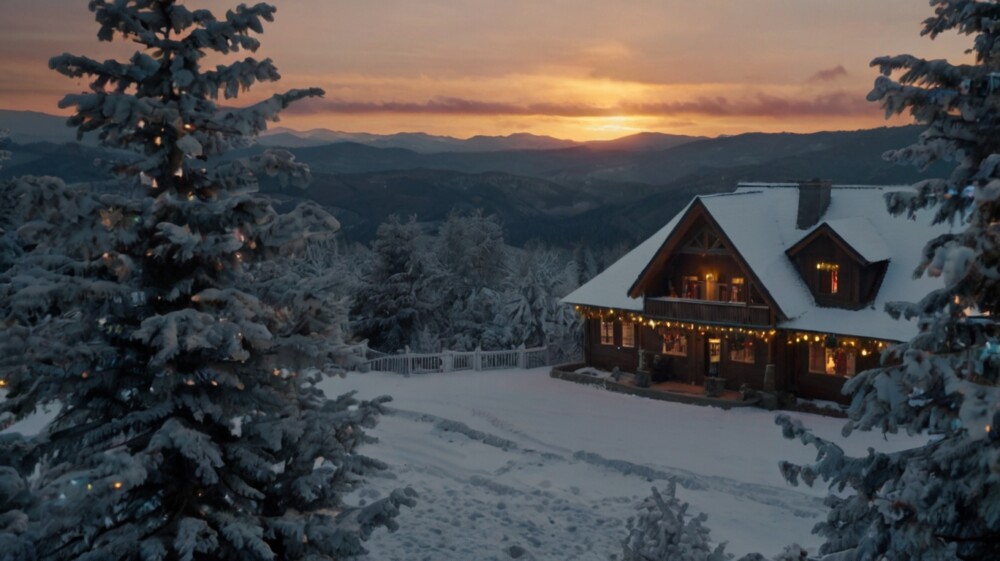 クリスマスの美しい風景