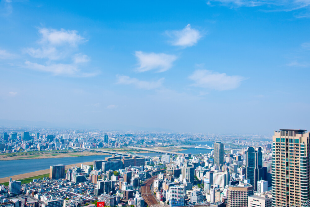 大阪の街並み